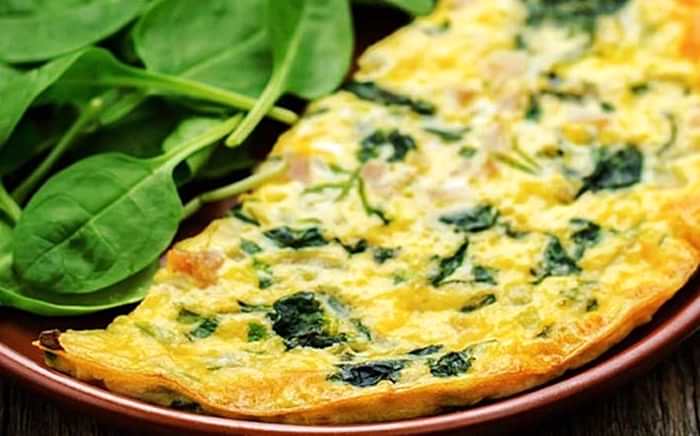 Ispanaklı Omlet